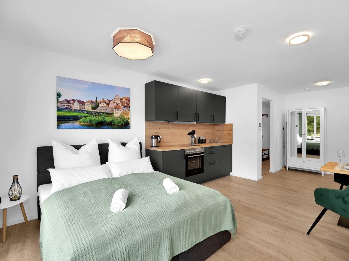 Inhome Studio Apartment - Kueche - Parken - Tv Швебиш-Халль Экстерьер фото