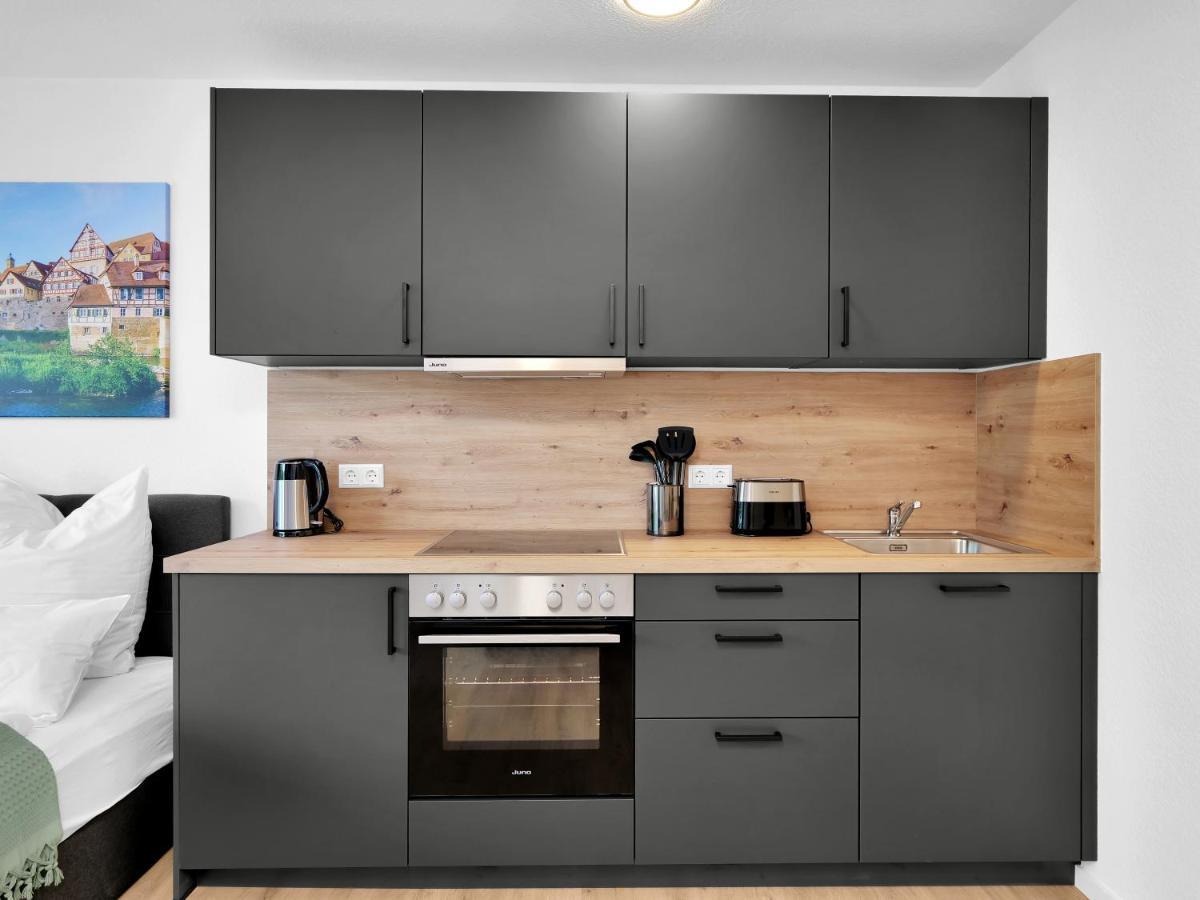 Inhome Studio Apartment - Kueche - Parken - Tv Швебиш-Халль Экстерьер фото
